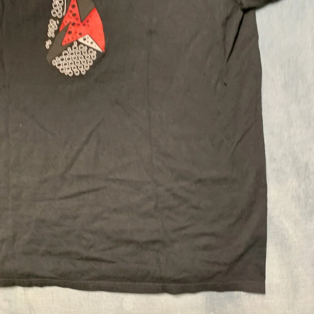 Air Jordan T Shirt Mens XL Black Graphic Jumpman Logo Knit Crew Neck Casual